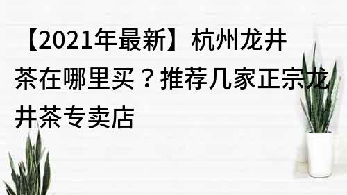 【2021年最新】杭州龙井茶在哪里买？推荐几家正宗龙井茶专卖店