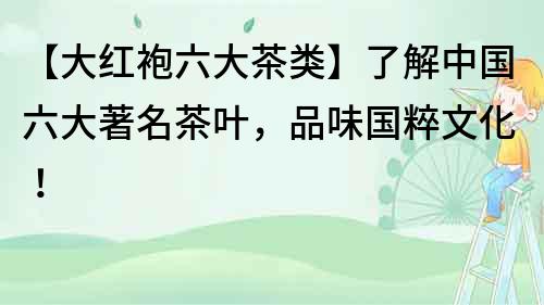 【大红袍六大茶类】了解中国六大著名茶叶，品味国粹文化！