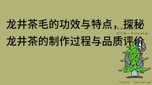 龙井茶毛的功效与特点，探秘龙井茶的制作过程与品质评价