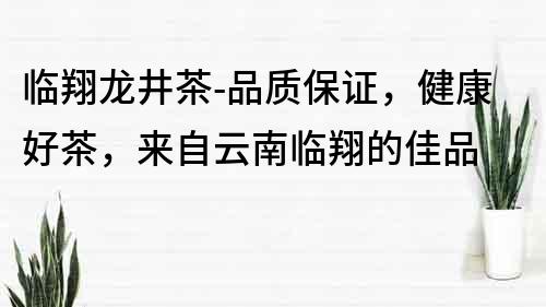 临翔龙井茶-品质保证，健康好茶，来自云南临翔的佳品